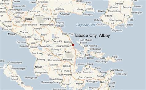 tabaco city map